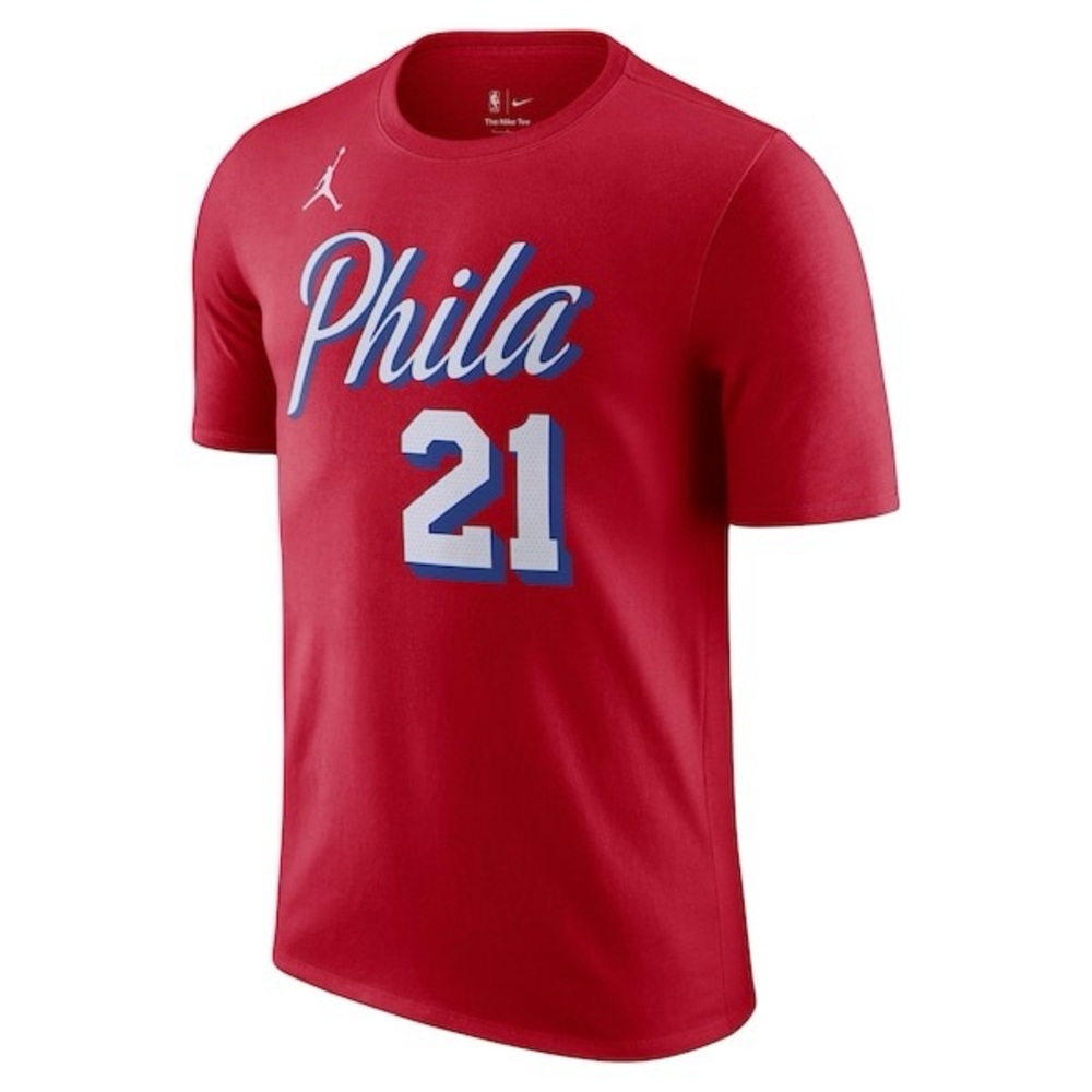 Nike '23 Statement Edition Joel Embiid Philadelphia 76ers T-Shirt DV5790-662 NEW